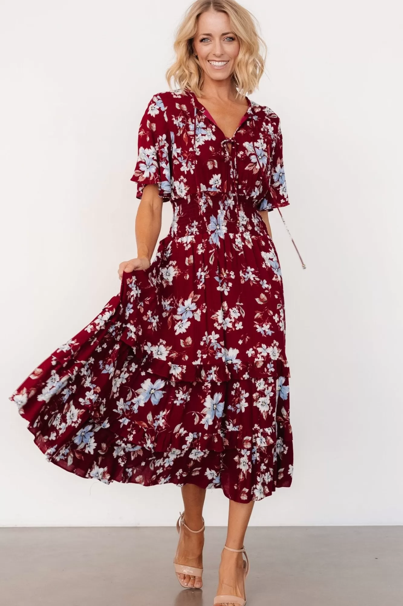 Baltic Born Midi Dresses | Midi Dresses | Spell Boho Midi Dress | Ruby Multi Floral