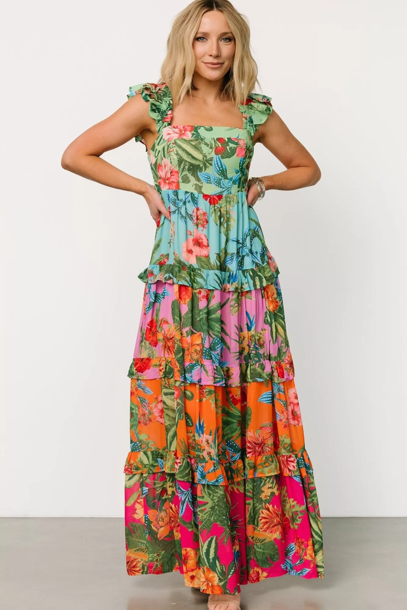 Baltic Born Maxi Dresses | Maxi Dresses | Sundara Tiered Maxi Dress |