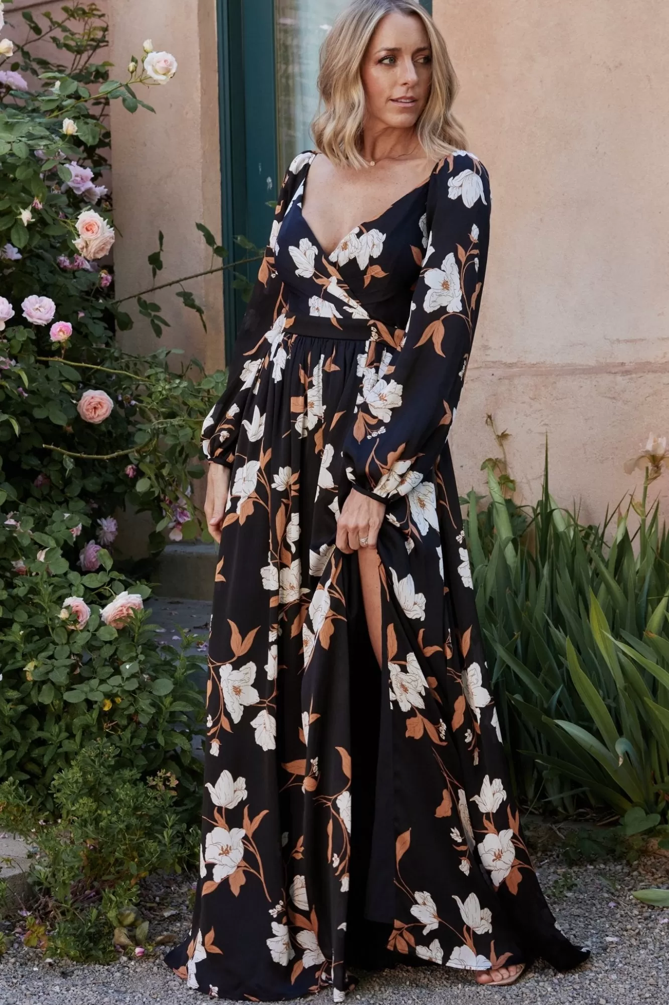 Baltic Born Maxi Dresses | Maxi Dresses | Tristan Maxi Dress | Black Floral