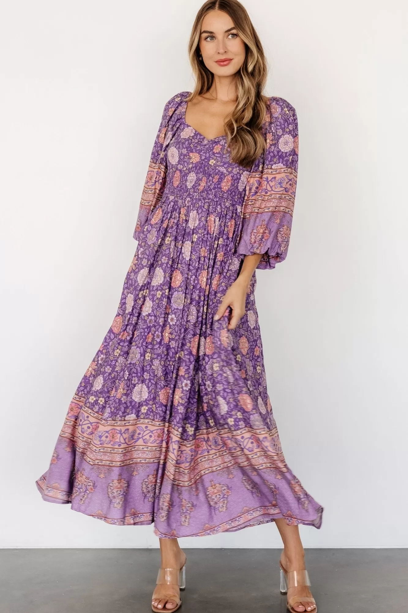 Baltic Born Maxi Dresses | Maxi Dresses | Trixie Dress | Purple Multi