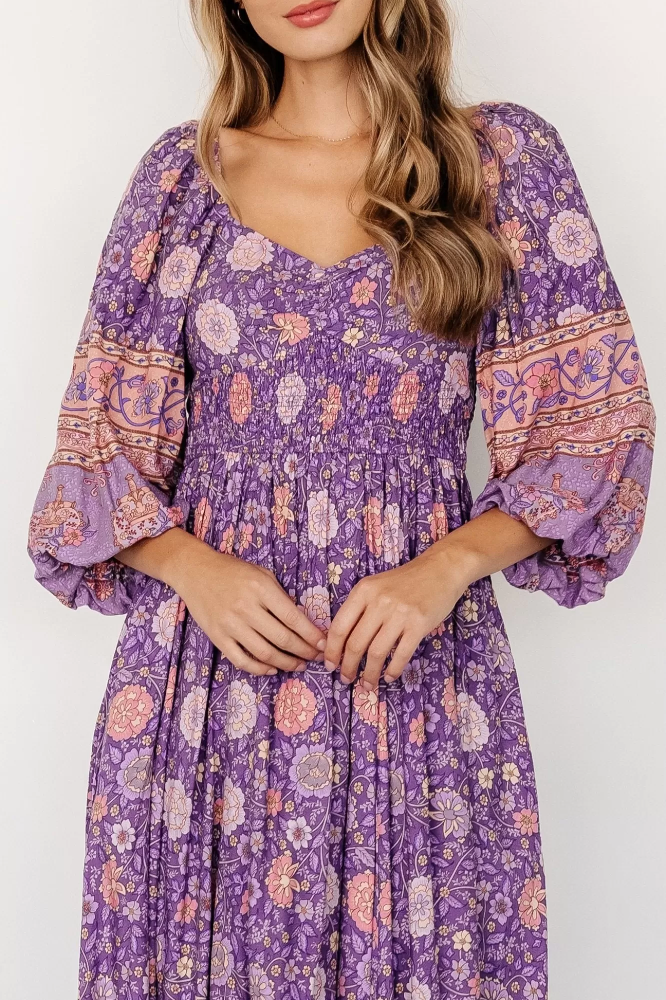 Baltic Born Maxi Dresses | Maxi Dresses | Trixie Dress | Purple Multi