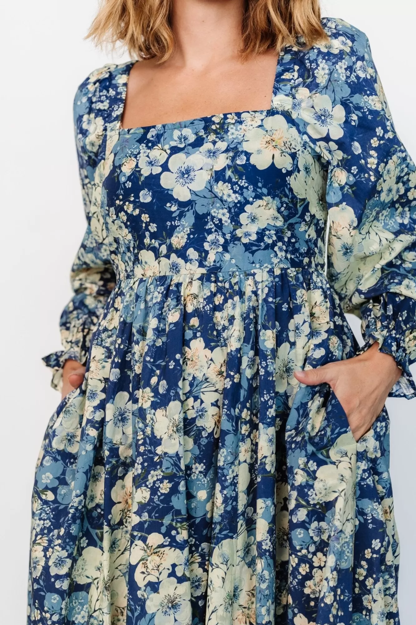 Baltic Born Maxi Dresses | Maxi Dresses | Twyla Dress | Blue + Cream Floral