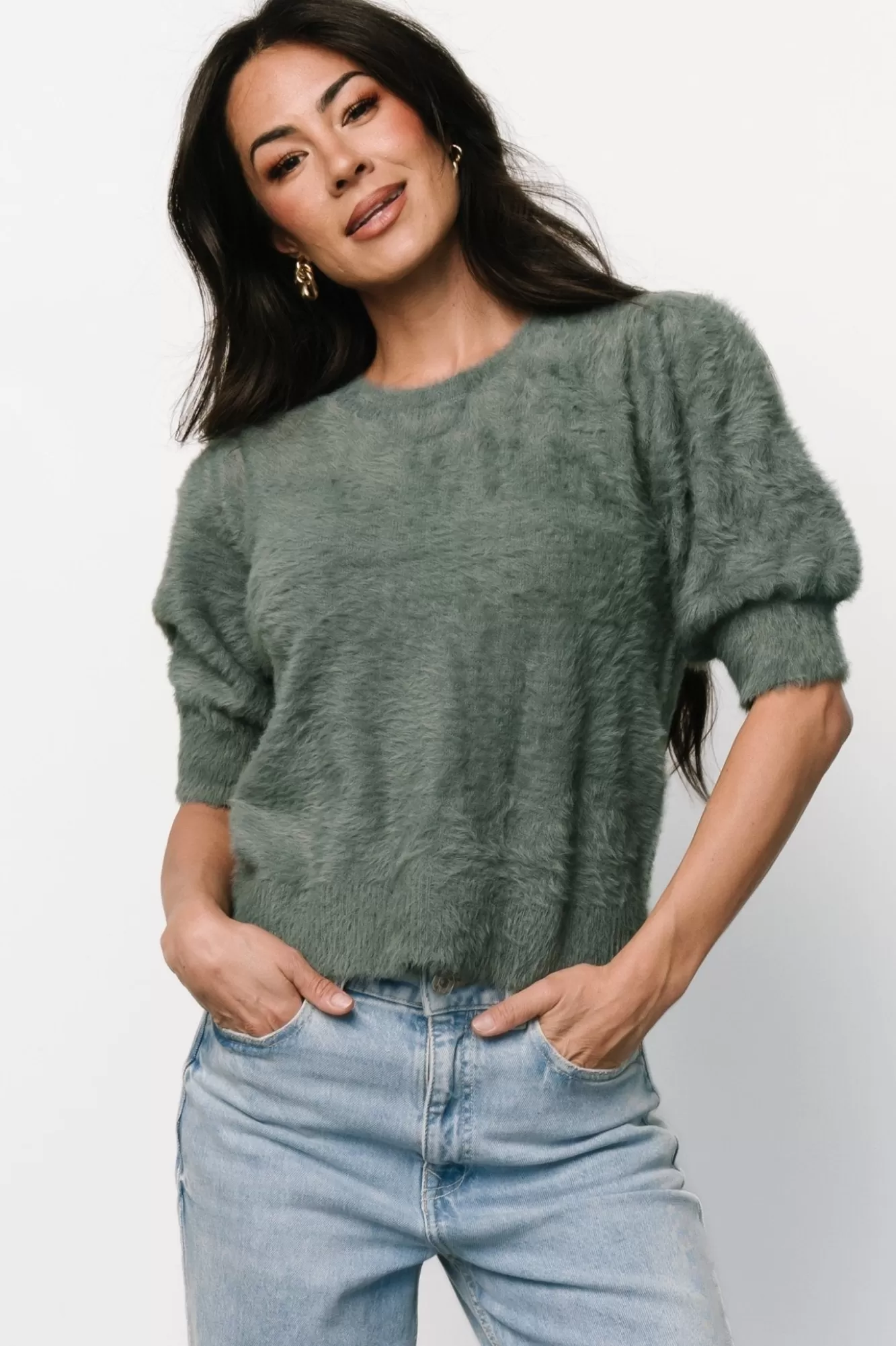 Baltic Born Sweaters | Vail Sweater Top | Winter Green