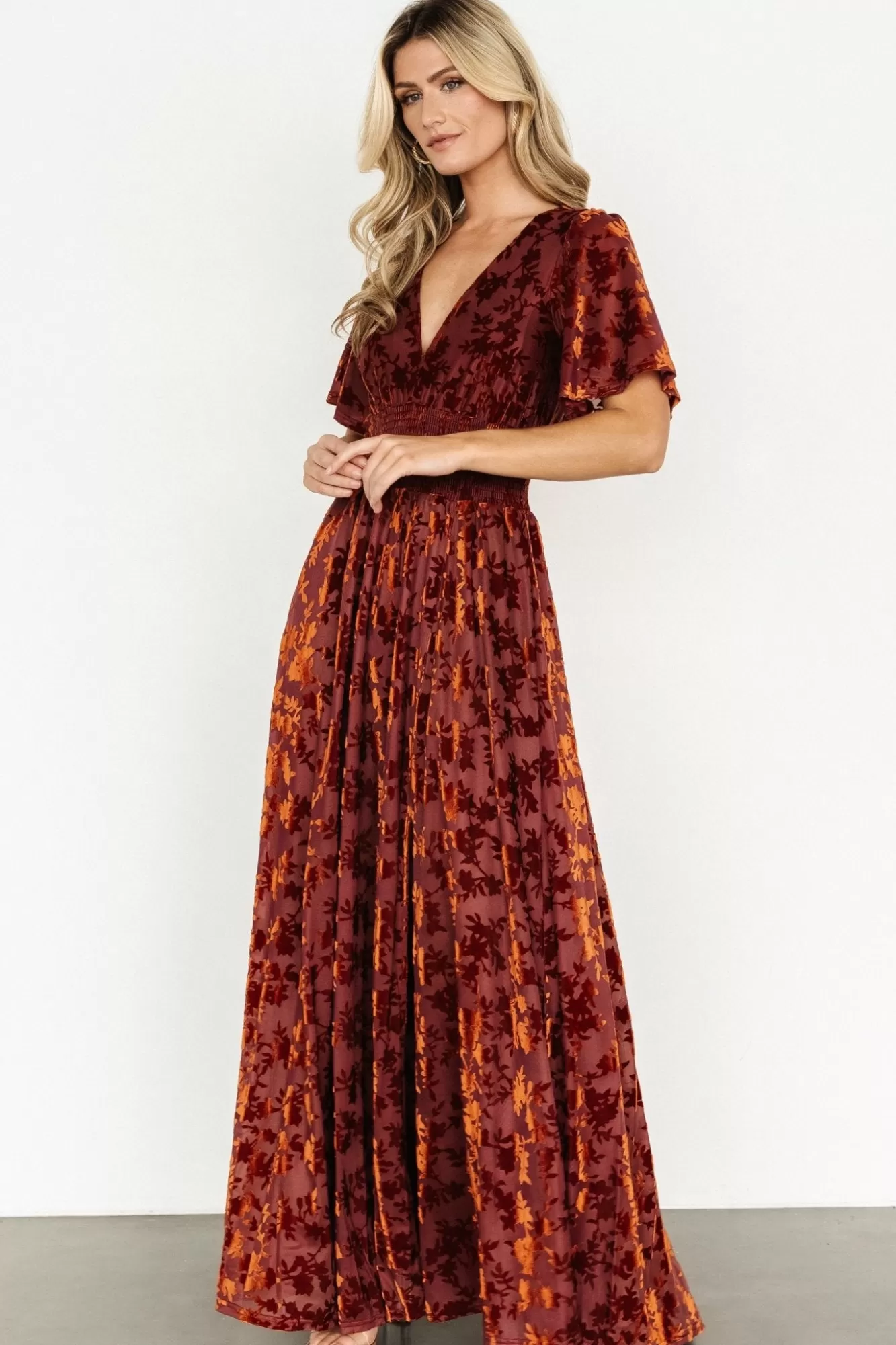 Baltic Born Maxi Dresses | Maxi Dresses | Veronica Velvet Maxi Dress |