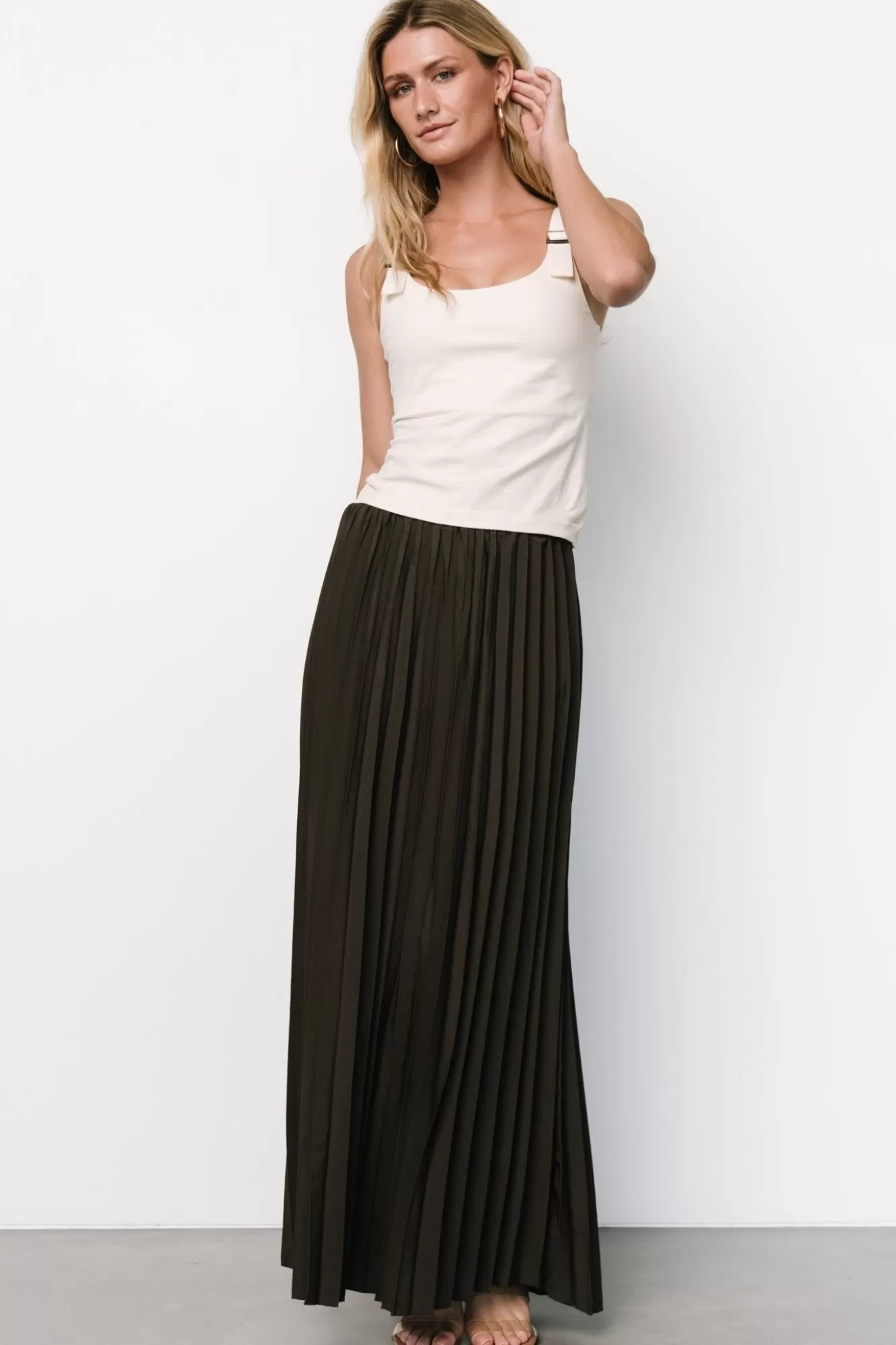 Baltic Born Maxi Dresses | Maxi Dresses | Vinny Pleated Maxi Skirt |